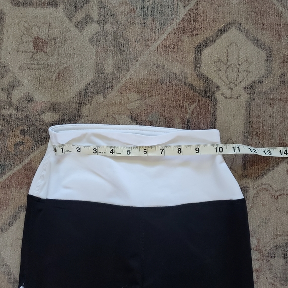 Nova Sport leggings NEW black and white sz XS color block - Picture 6 of 11